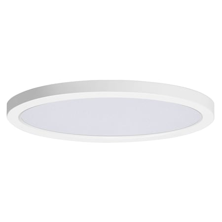Maxim Lighting Chip 16'' 32W RD LED Flush Mount, White 57698WTWT